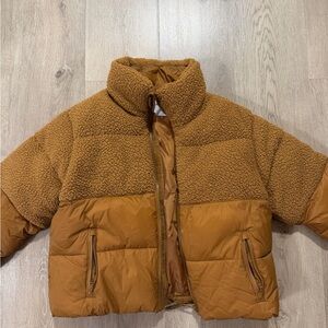 Old Navy Brown Puffer Jacket